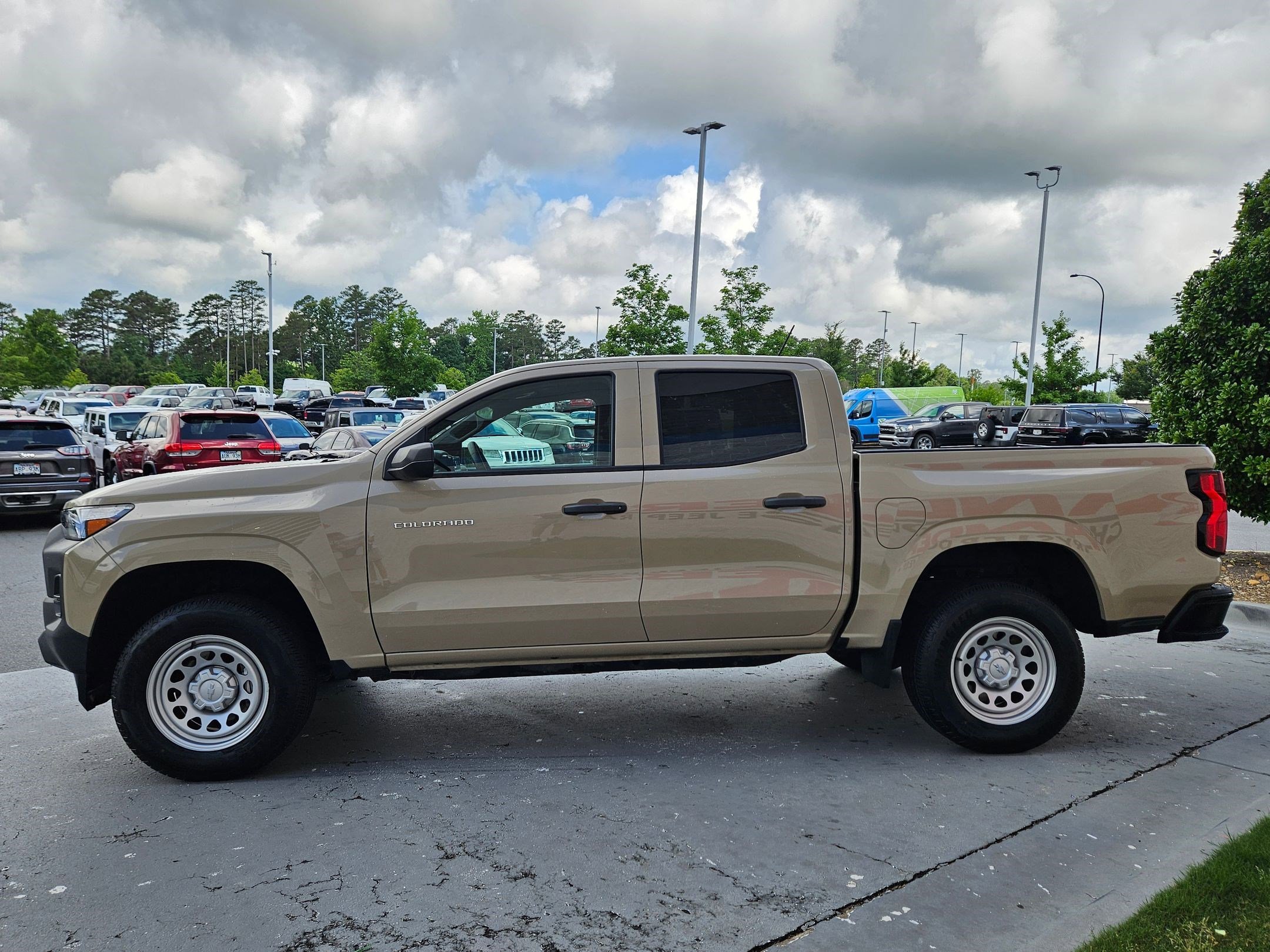 Used 2024 Sand Dune Metallic Chevrolet 2WD Work Truck image 4
