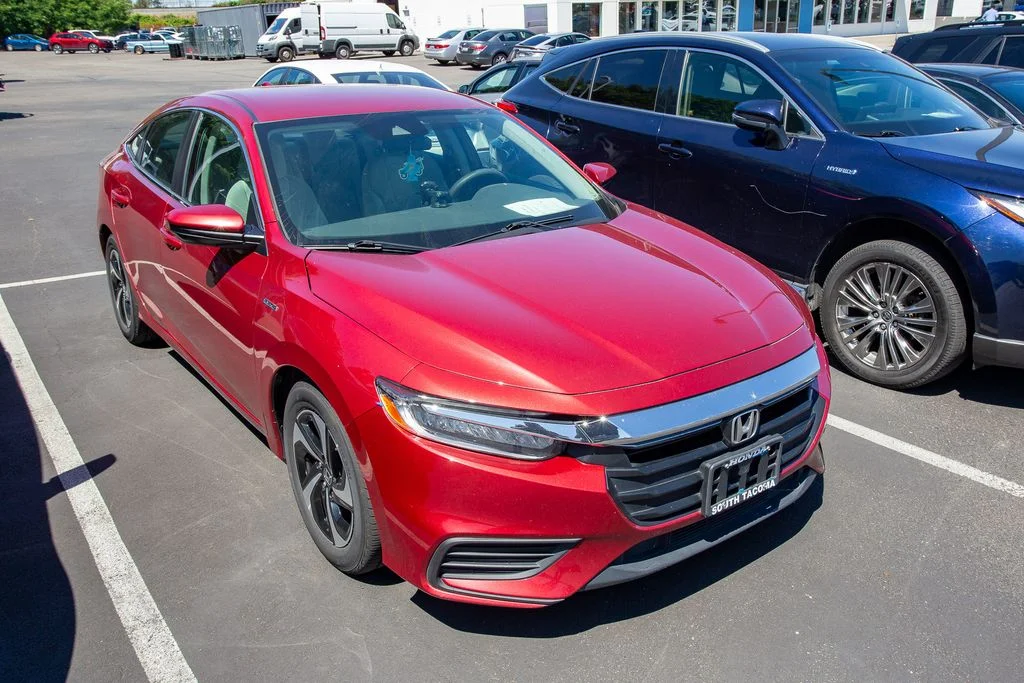 Certified Used 2021 Radiant Red Metallic Honda EX image 3