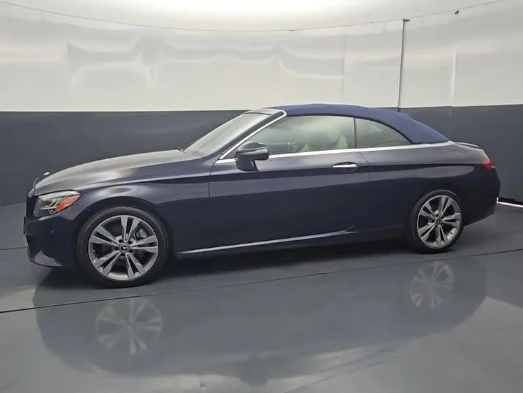 Used 2019 Blue Mercedes-Benz C 300 4MATIC® Cabriolet 2D image 19