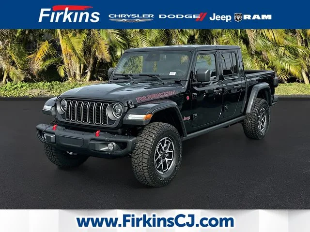 New 2026 Black Clear-Coat Exterior Paint Jeep Rubicon X image 1
