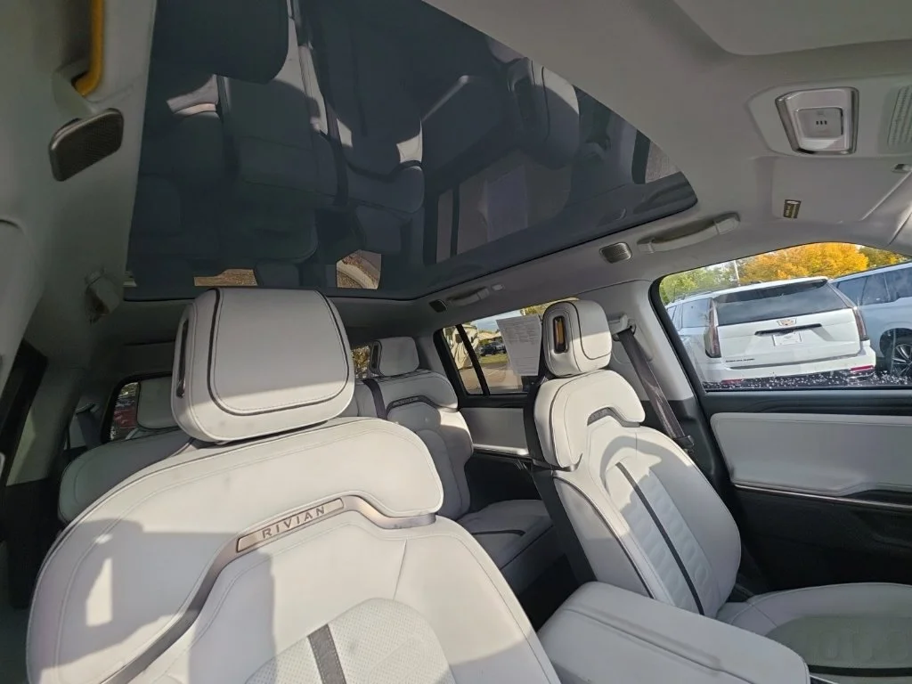 Used 2025 Glacier White Rivian Adventure Dual Motor Max Pack image 18