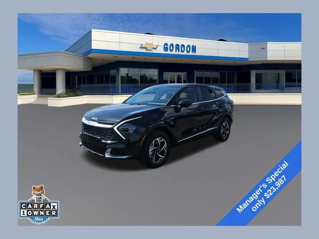 Used 2024 Black Kia LX image 1