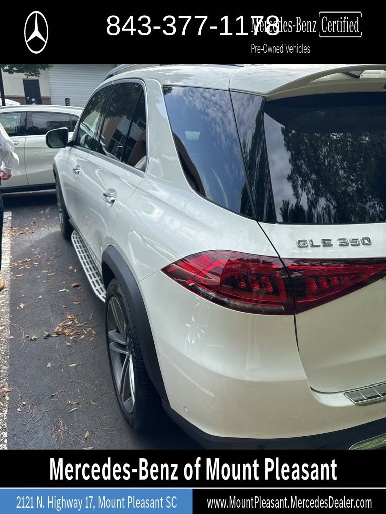 Certified Used 2020 White Mercedes-Benz GLE 350 image 2