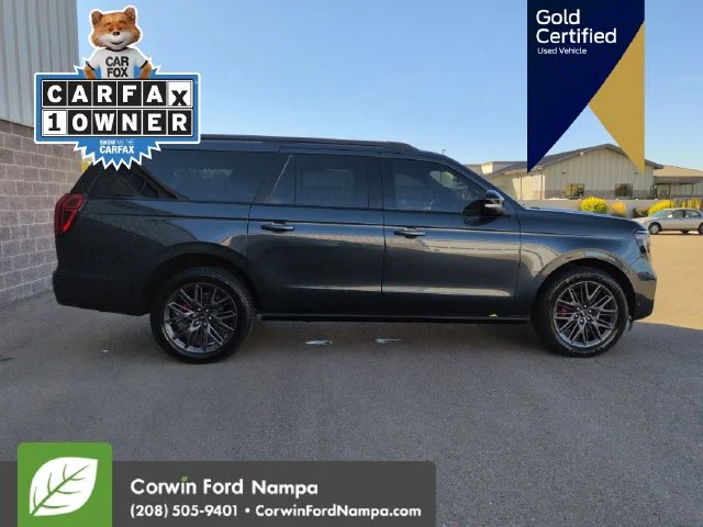 Certified Used 2025 Blue Metallic Ford  image 2