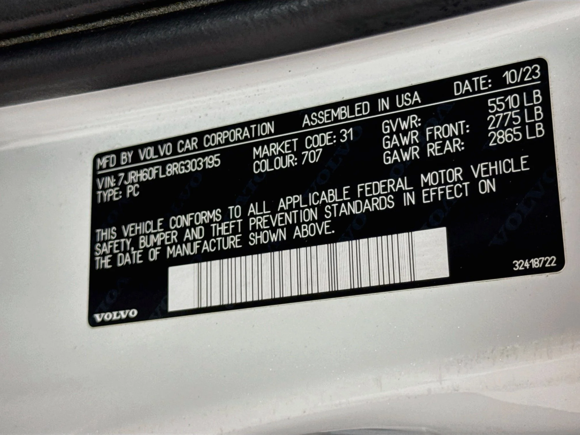 Used 2024 White Volvo Plus Dark Theme image 34