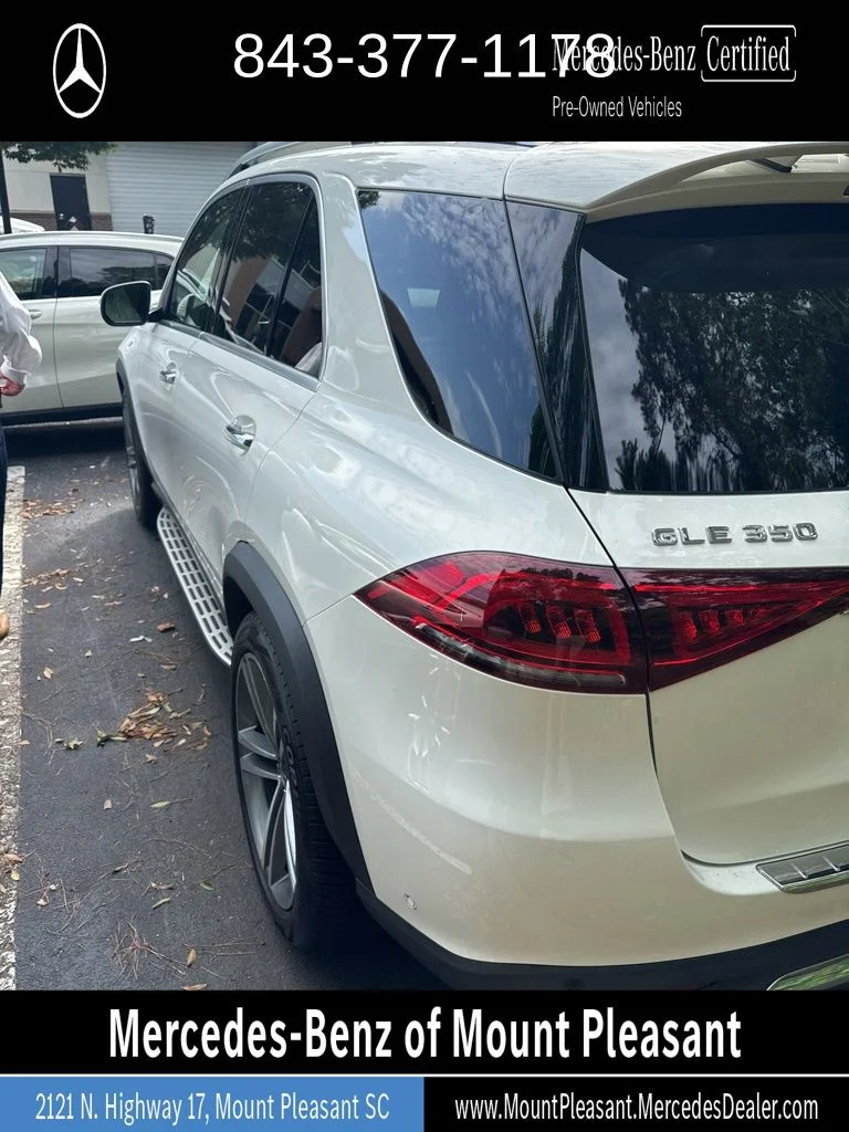 Certified Used 2020 Polar White Mercedes-Benz GLE 350 image 2