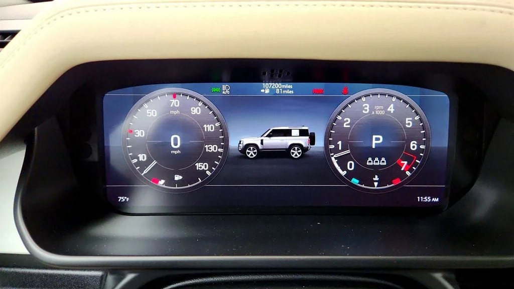 Used 2021 Fuji White Land Rover 90 S AWD w/ Premium LED Lights & Meridian Audio image 14