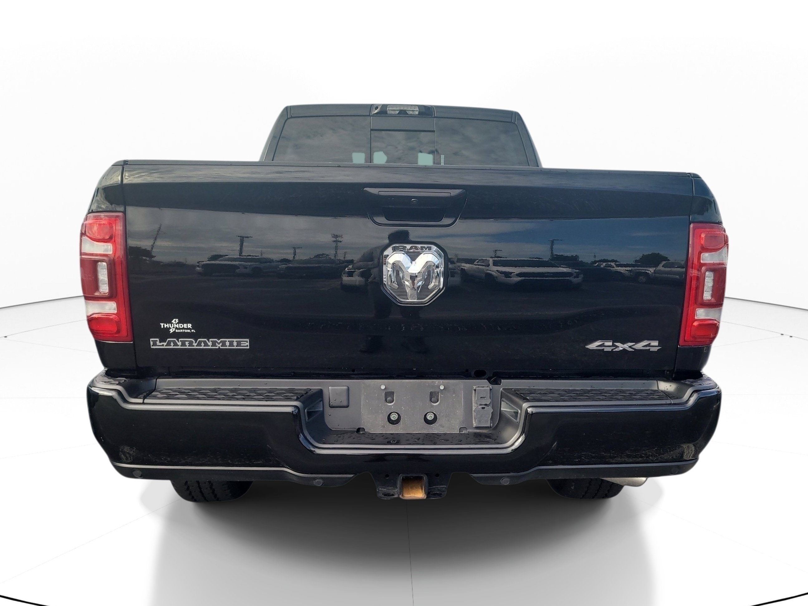 Used 2024 Diamond Black Crystal Pearlcoat Ram Laramie image 4