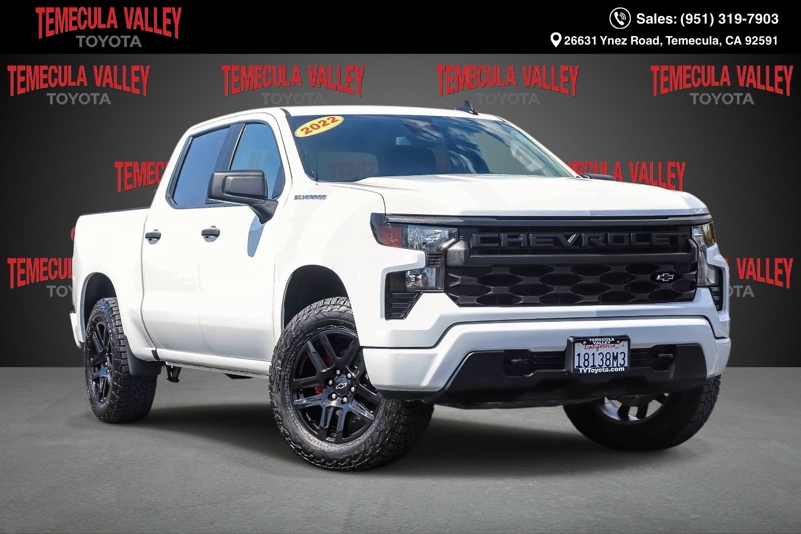 Used 2022 Summit White Chevrolet Custom image 1