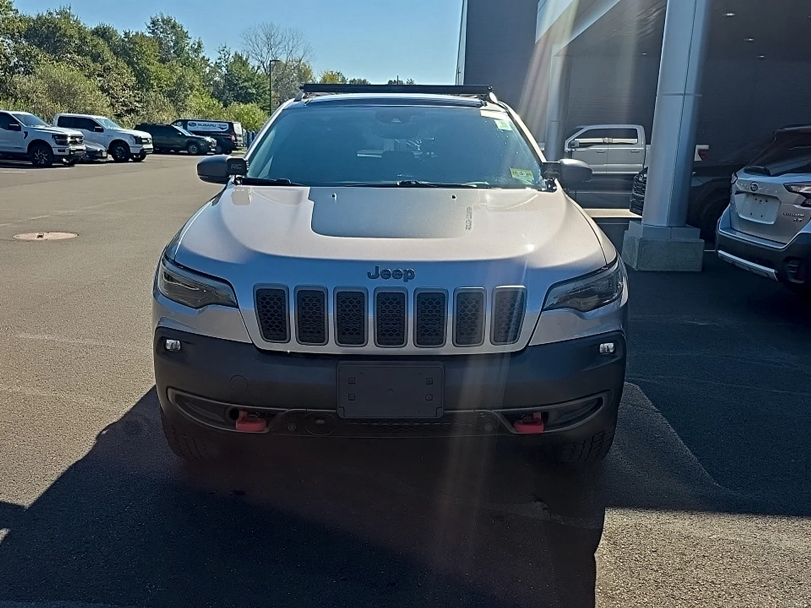 Used 2021 Billet Silver Metallic Clearcoat Jeep Trailhawk 4x4 image 2