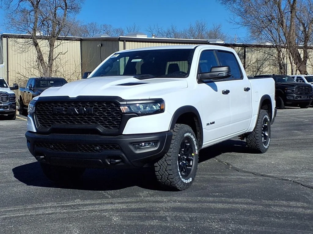 New 2026 Bright White Clear-Coat Exterior Paint RAM Rebel image 2