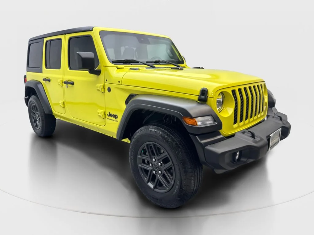 Used 2024 Yellow Jeep Sport S image 4