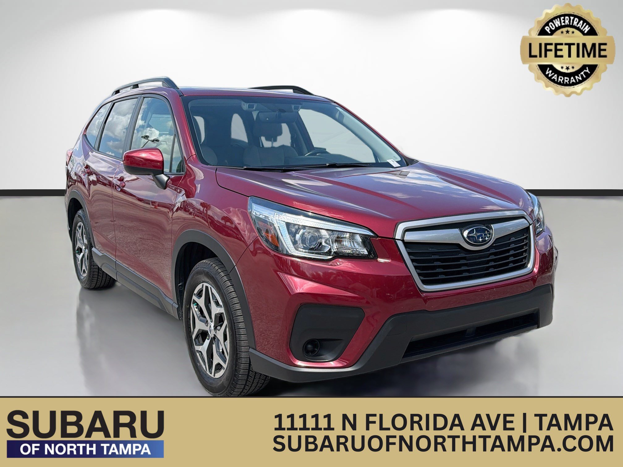 Used 2020 Crimson Red Pearl Subaru Premium image 1