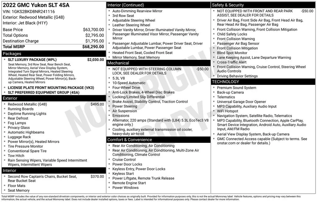Used 2022 Red GMC SLT image 6