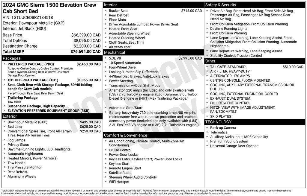 Certified Used 2024 Blue GMC Elevation image 31