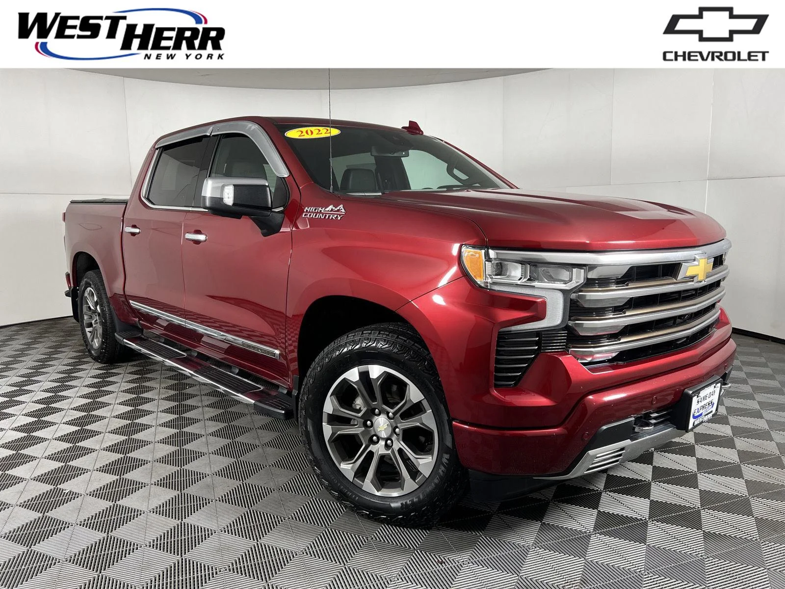 Used 2022 CHERRY RED TINTCOAT Chevrolet High Country image 1