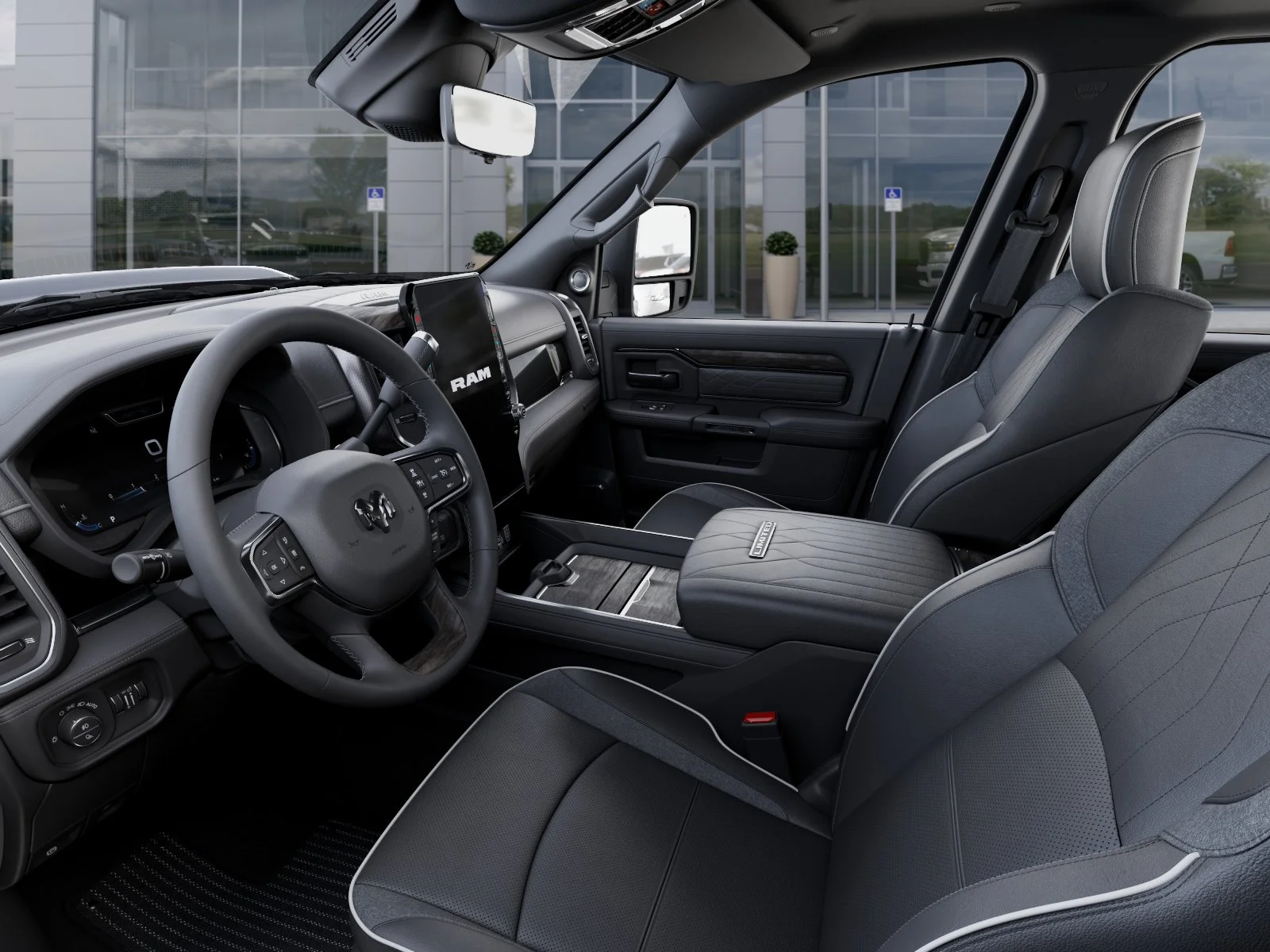 New 2026 Diamond Black Crystal Pearlcoat RAM Limited image 49