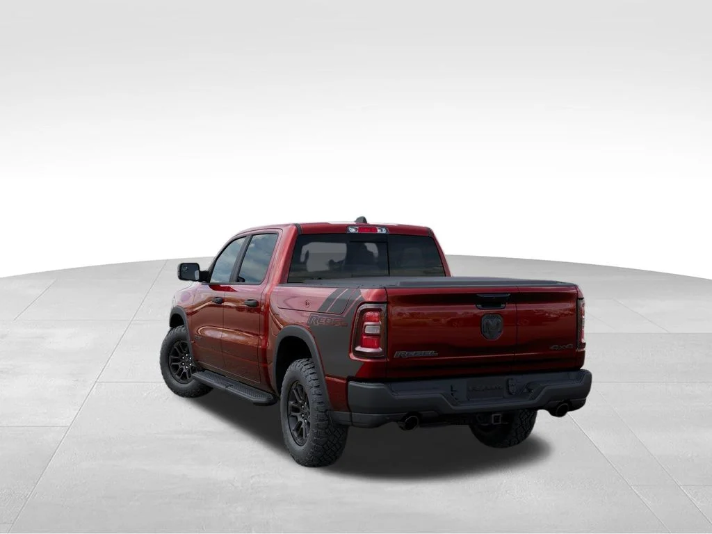 New 2026 Delmonico Red Pearl-Coat Exterior Paint RAM Rebel image 3