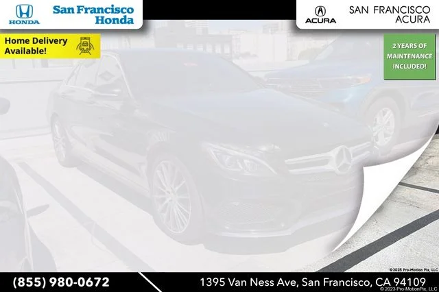Used 2015 Black Mercedes-Benz C 400 image 1
