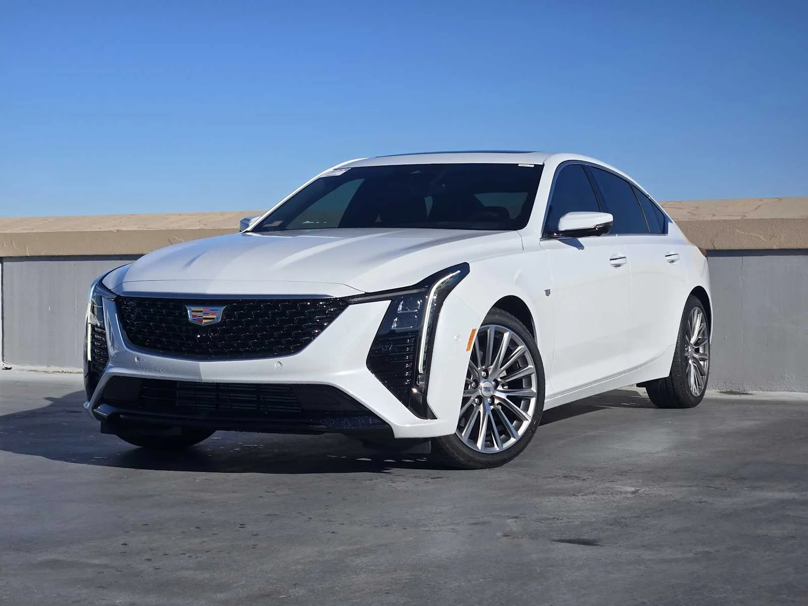 New 2026 Vibrant White Tricoat Cadillac Premium Luxury image 1