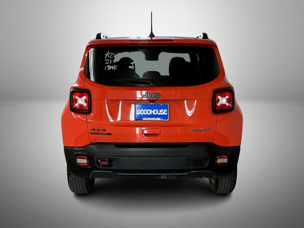 Used 2021 Orange Jeep Trailhawk image 6