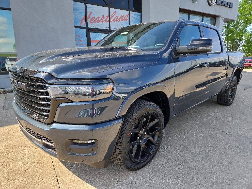 New 2026 Forged Blue Metallic Exterior Paint RAM Laramie image 2