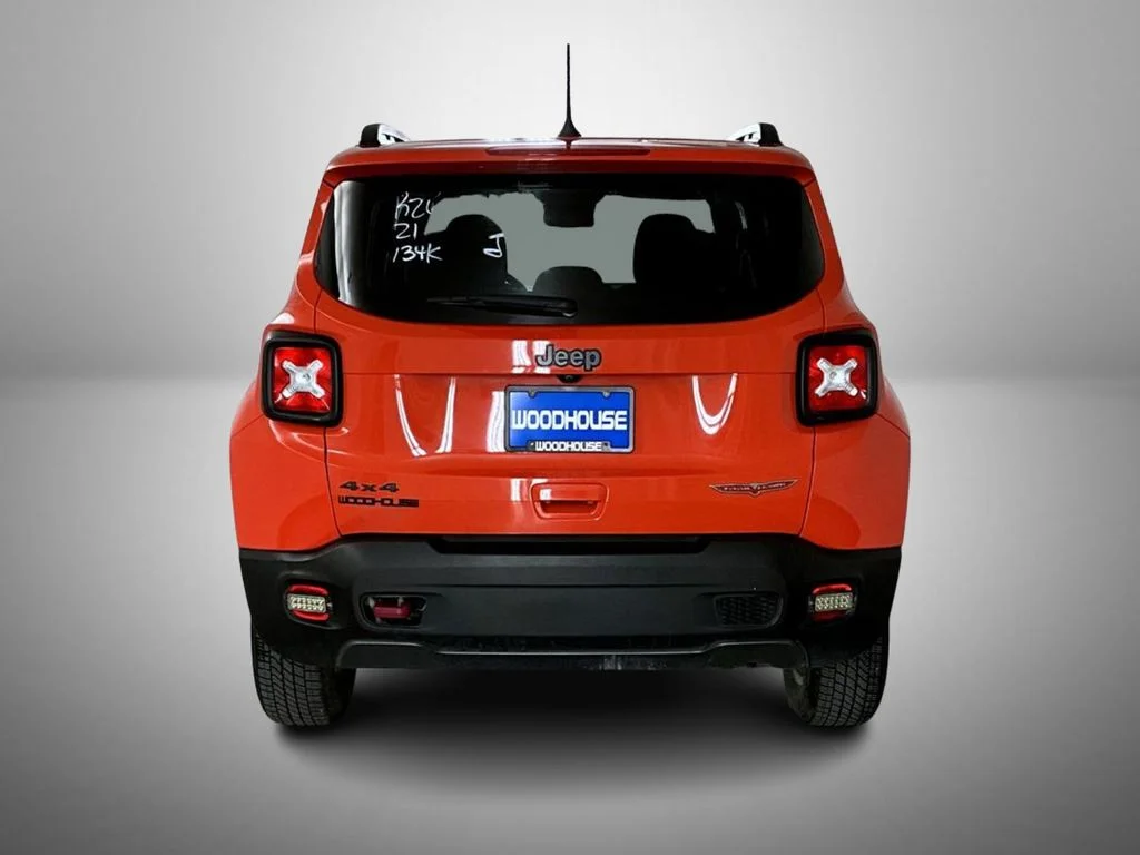 Used 2021 Orange Jeep Trailhawk image 6