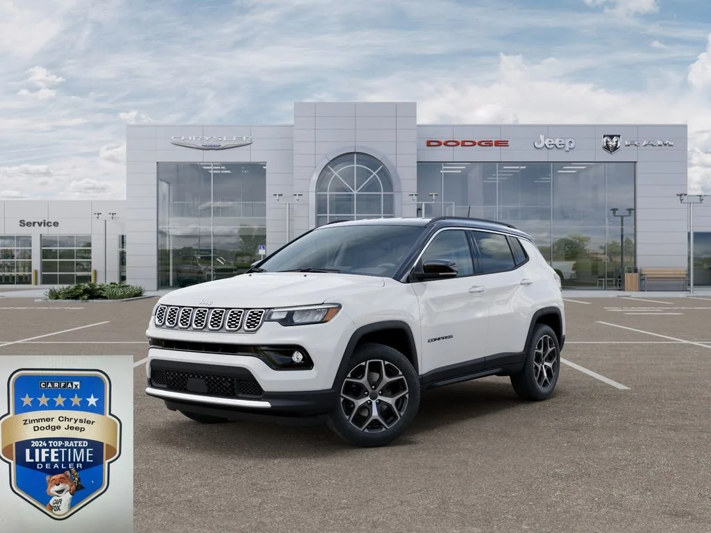 New 2026 Bright White Clear-Coat Exterior Paint Jeep Limited image 1
