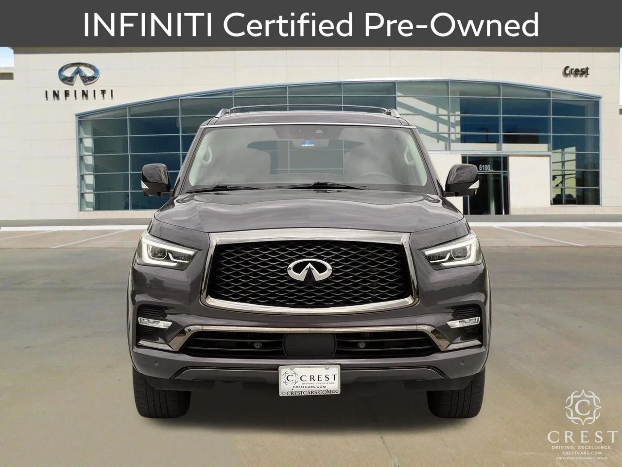 Certified Used 2023 Anthracite Gray INFINITI PREMIUM SELECT image 8