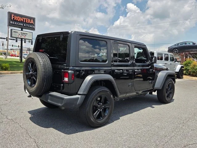 Used 2022 Black Jeep Unlimited Sport Altitude image 9