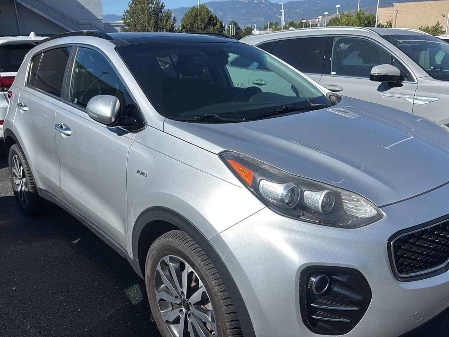 Used 2018 Sparkling Silver Kia EX image 2