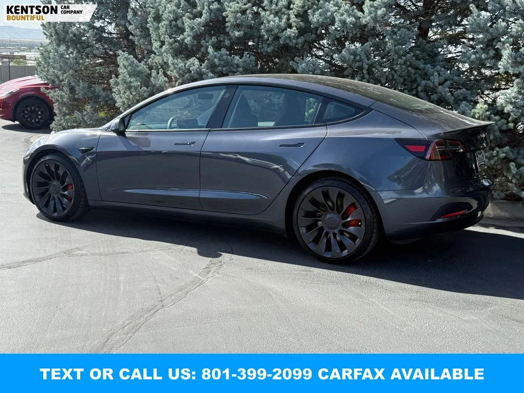 Used 2023 Gray Tesla Performance image 5