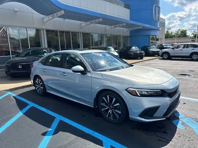 Certified Used 2023 Morning Mist Metallic Honda EX image 3