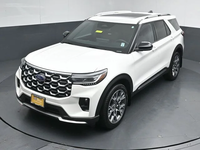 Certified Used 2025 Space White Metallic Ford Platinum image 50