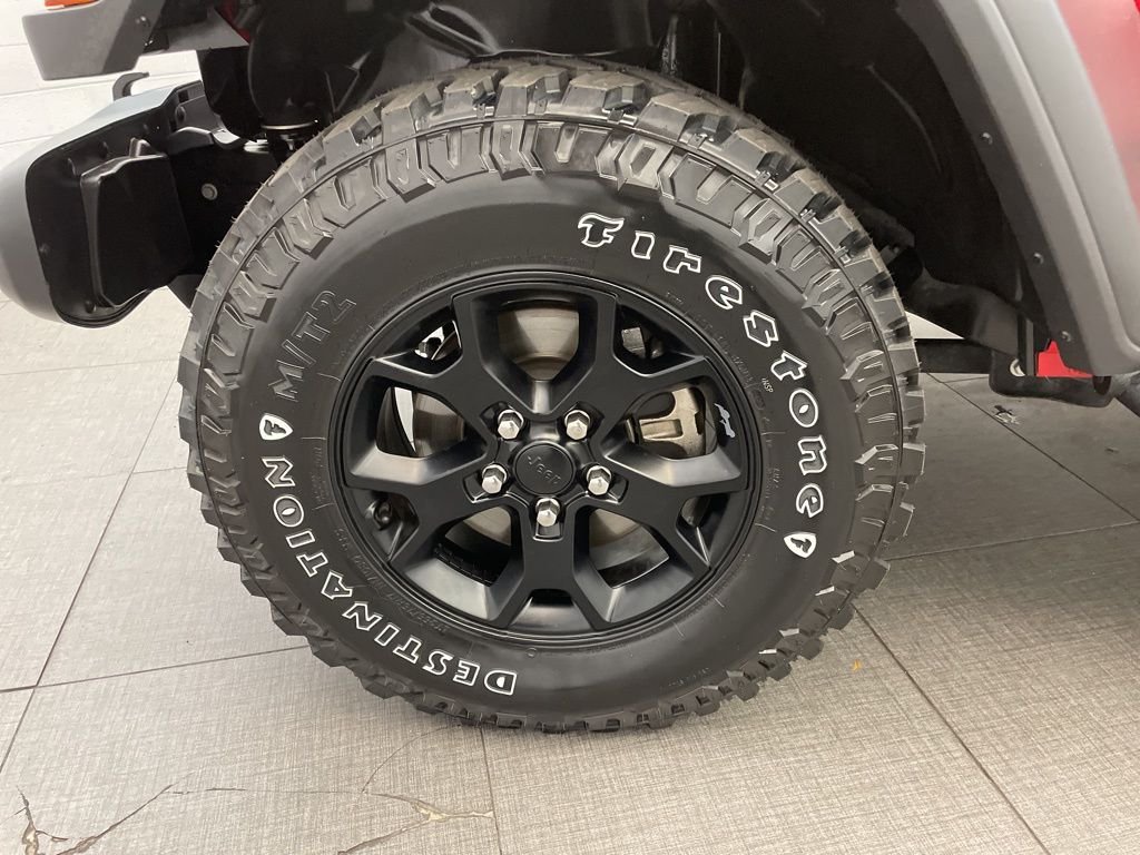 Used 2021 Red Jeep Unlimited Willys image 10