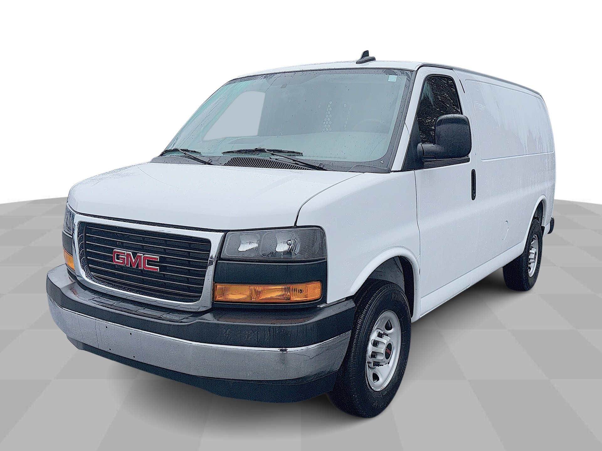 Summit White 2024 GMC Savana Cargo 2500 RWD Van Rear-Wheel Drive