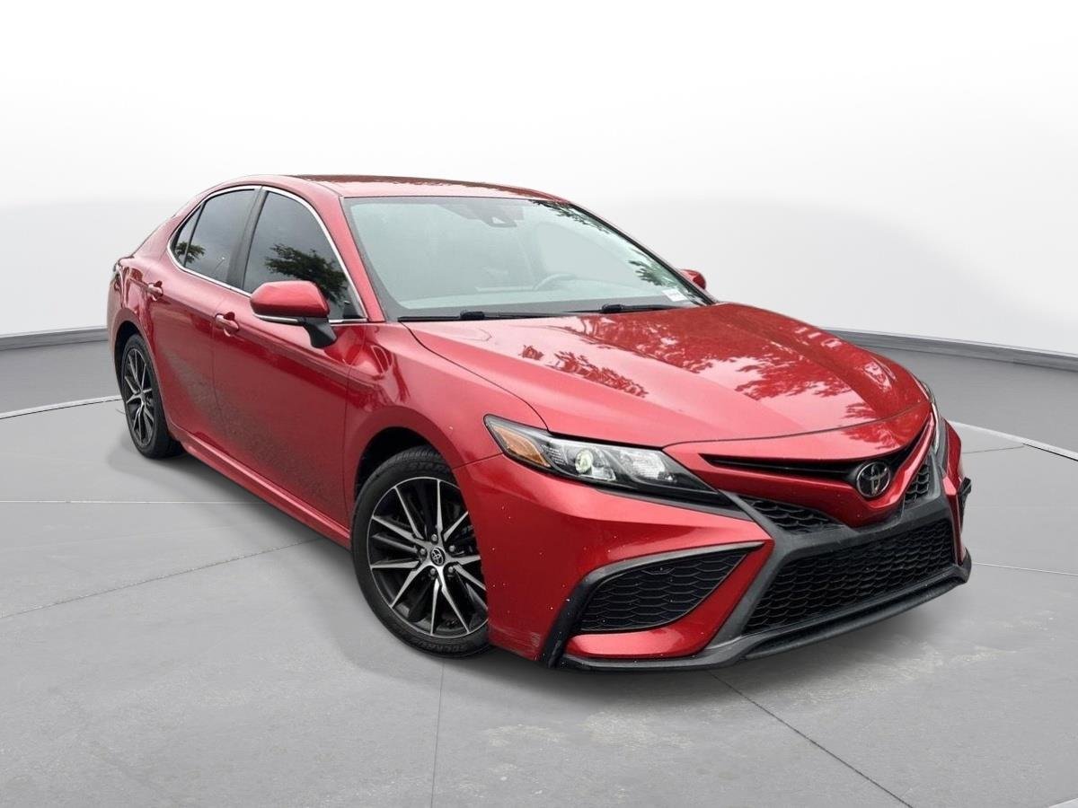 Certified Used 2022 Supersonic Red Toyota SE image 4