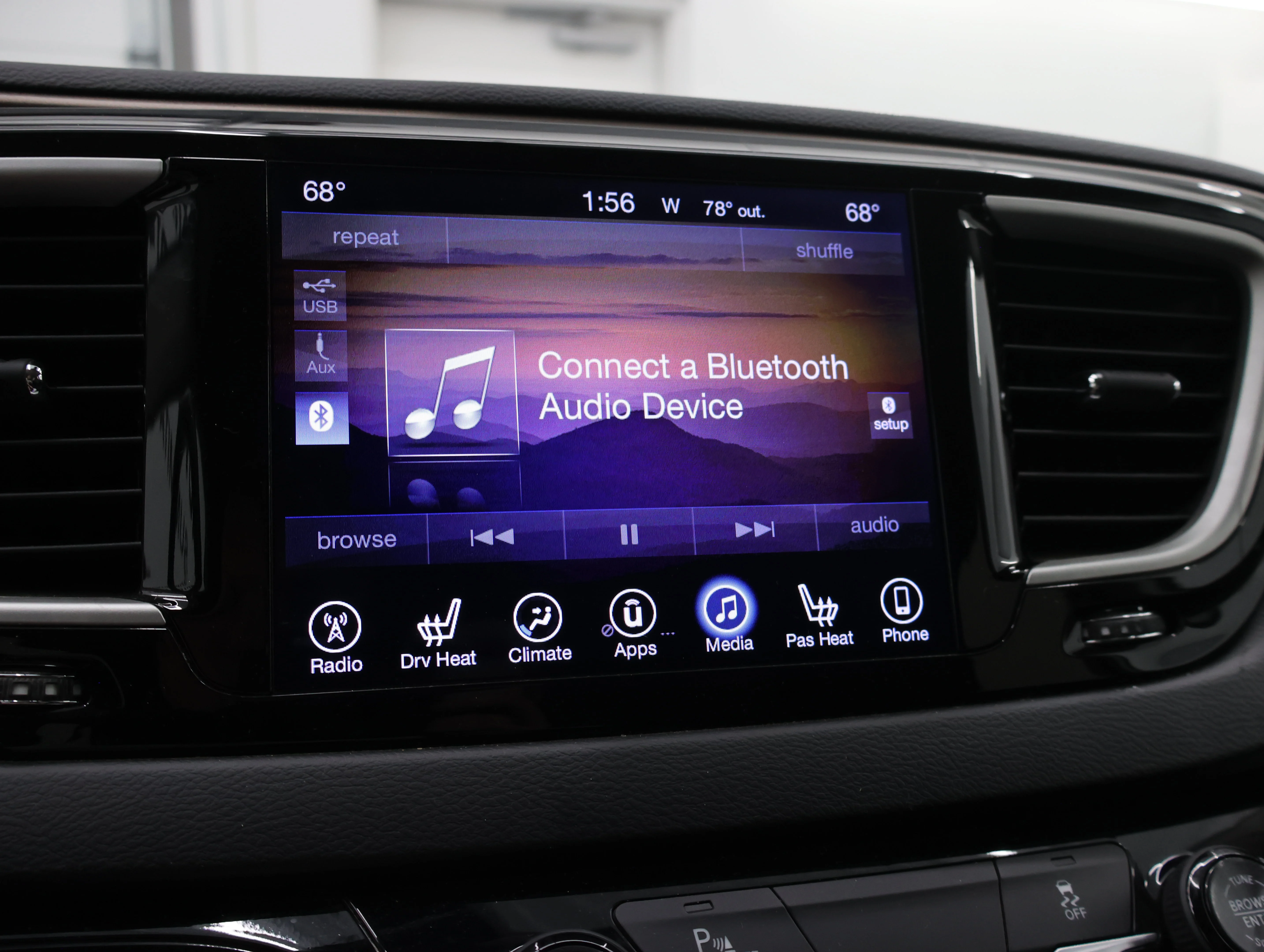 Used 2017 Jazz Blue Pearlcoat Chrysler Touring L image 54