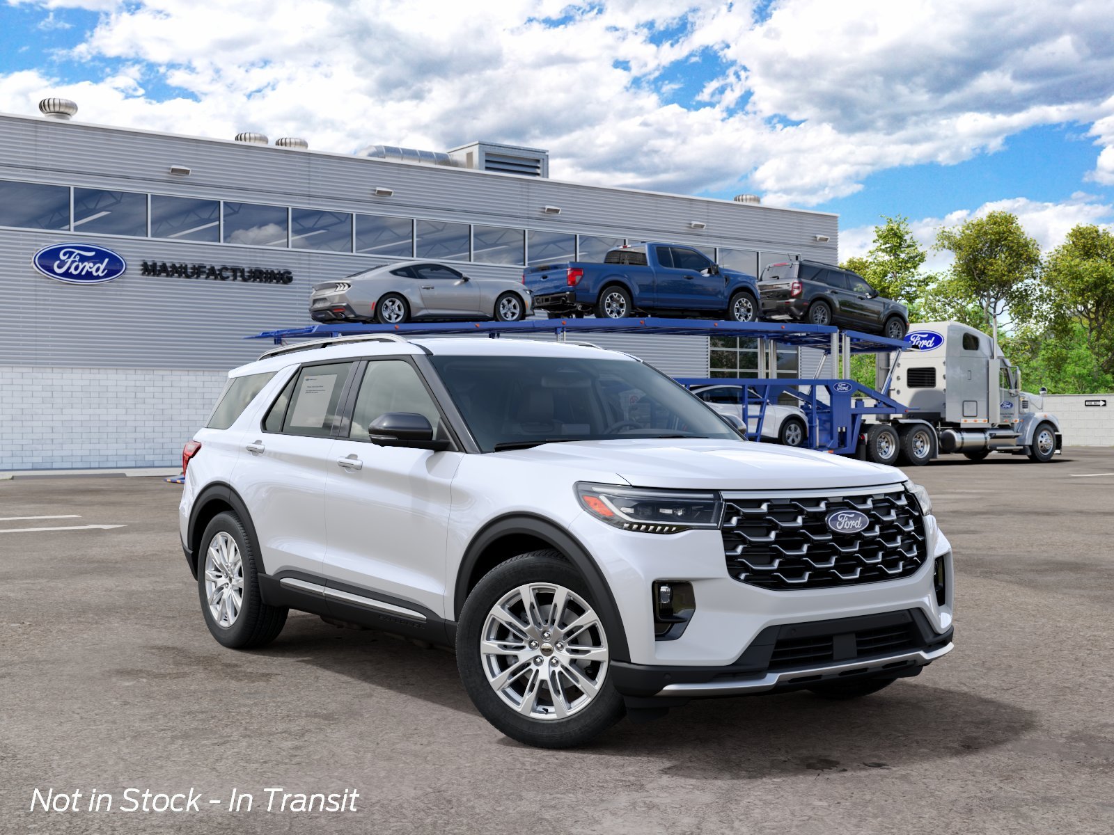 New 2027 Star White Metallic Tri-Coat Ford Platinum™ image 1
