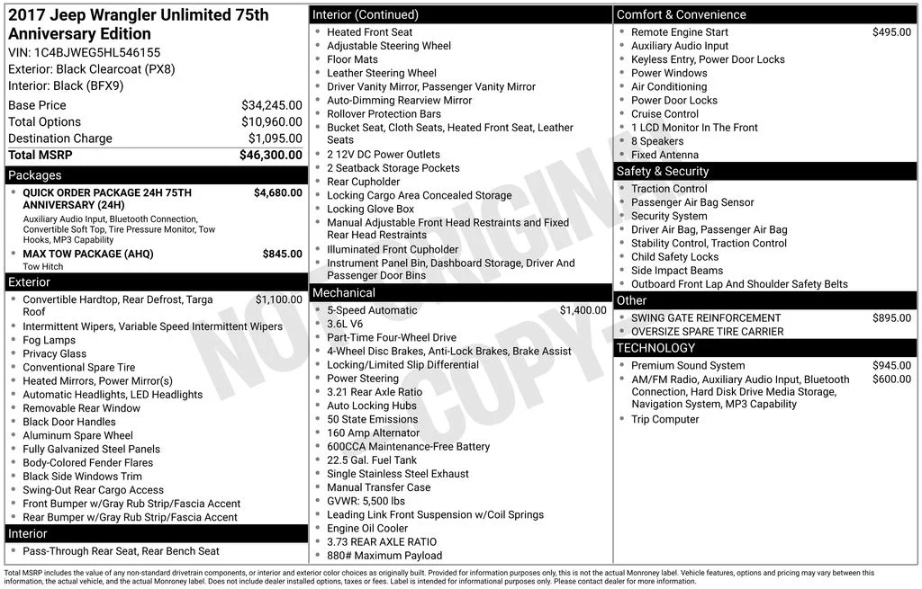 Certified Used 2017 Black Jeep Unlimited Sahara image 10