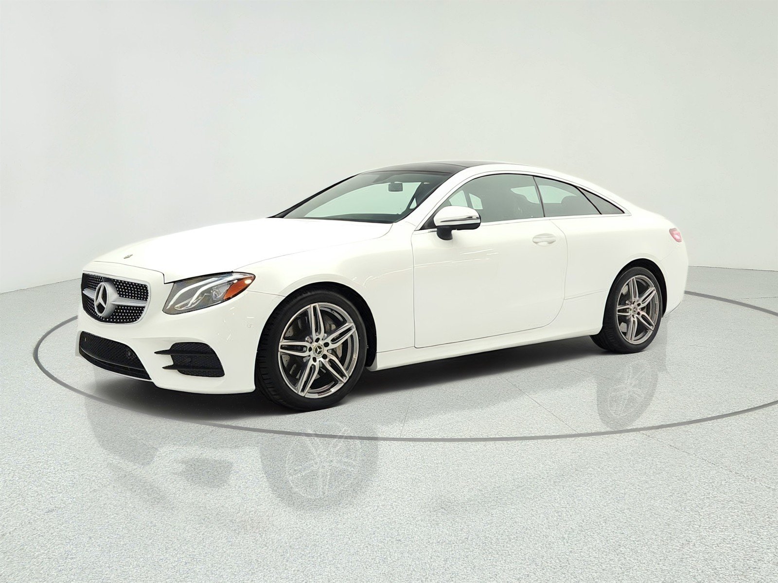 Used 2019 Polar White Mercedes-Benz E 450 RWD Coupe image 1