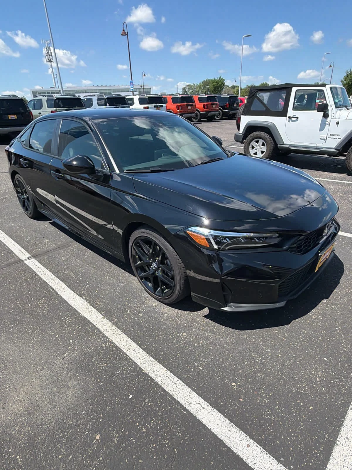 Used 2025 Crystal Black Pearl Honda Sport image 3