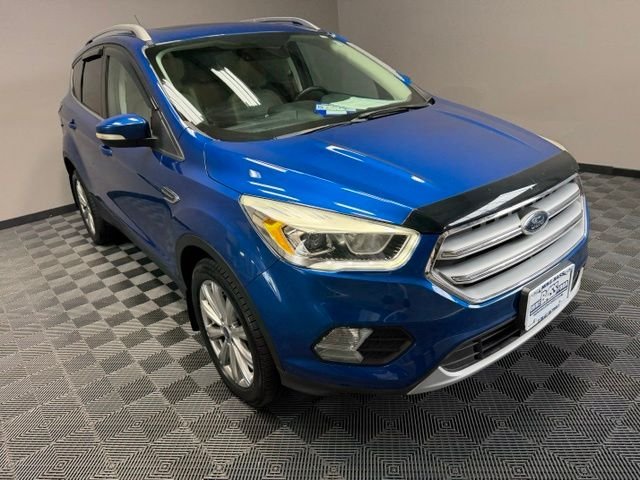Certified 2017 Ford Escape Titanium with VIN 1FMCU0JDXHUA59527 for sale in Sheffield, OH