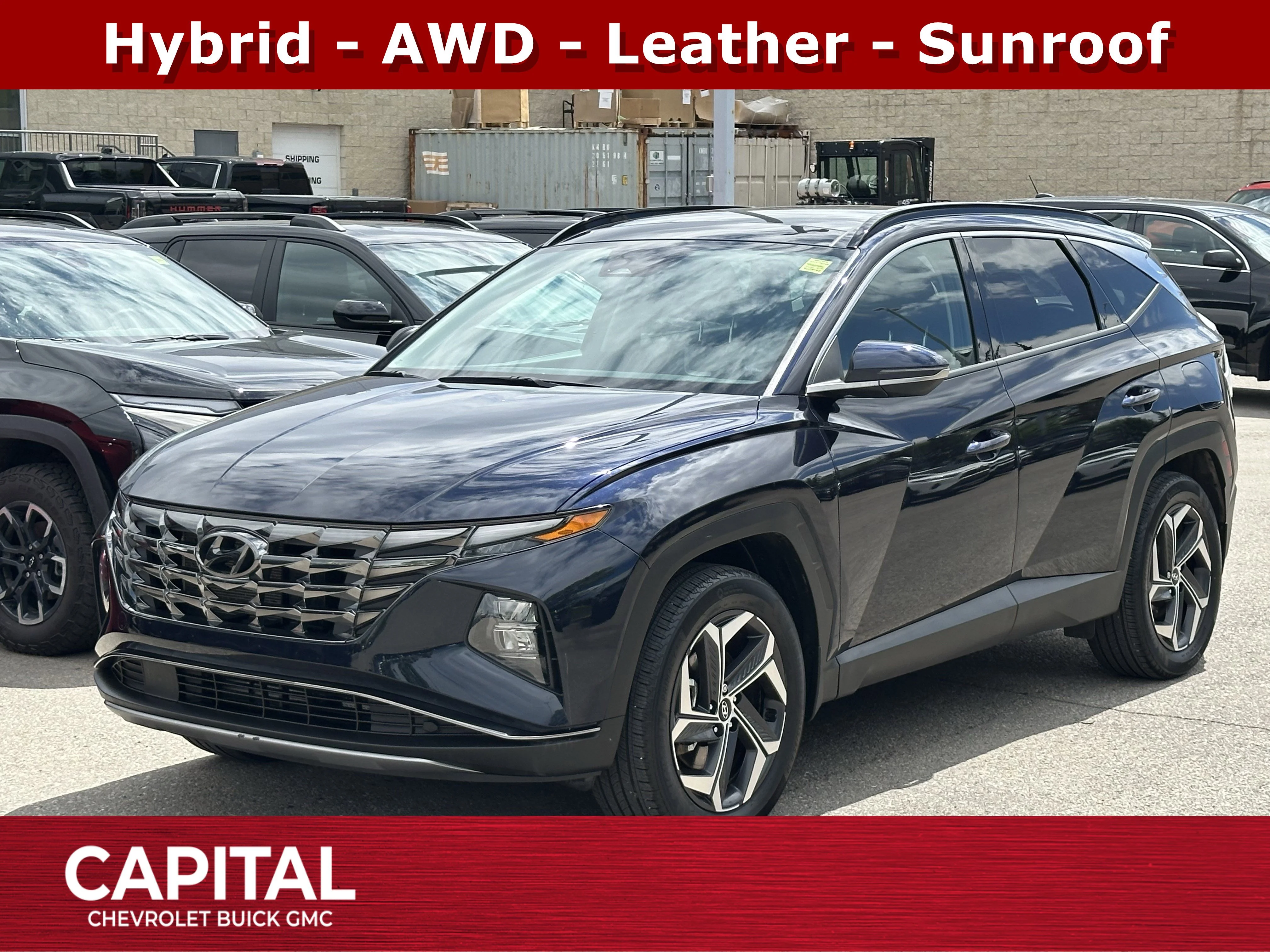 Certified Used 2023 Deep Sea Blue Hyundai Luxury image 1