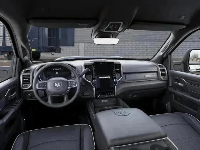 New 2026 Diamond Black Crystal Pearl-Coat Exterior Paint RAM Laramie image 8
