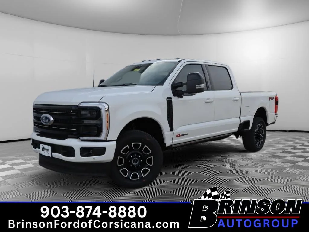 New 2026 Star White Metallic Tri-Coat Ford Platinum image 1
