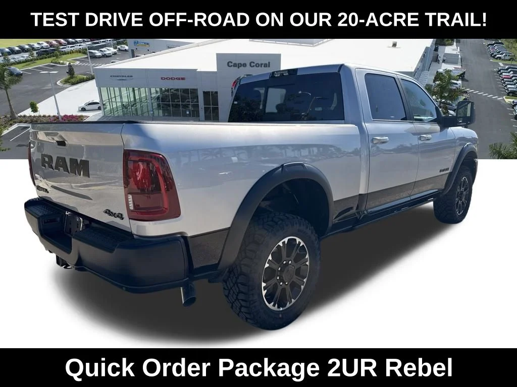 New 2026 Silver-Zynith Exterior Paint RAM Rebel image 4
