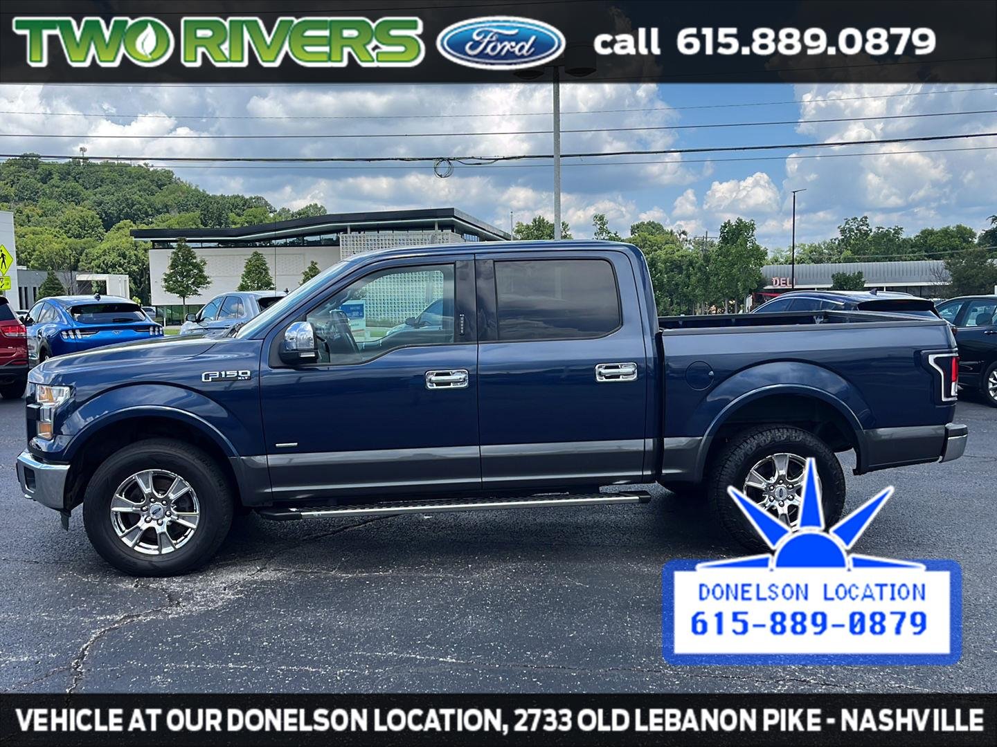 Used 2016 Blue Jeans Metallic Ford XLT image 7
