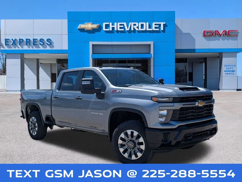 New 2026 Sterling Gray Metallic Chevrolet Custom image 1