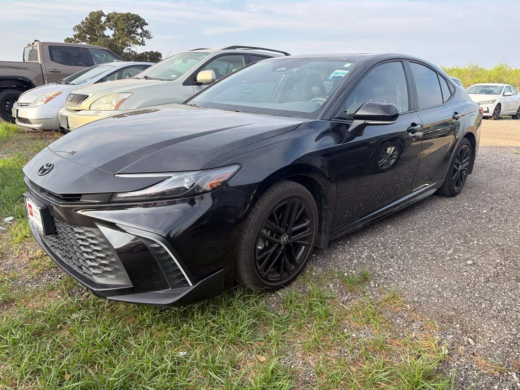 Used 2025 Black Toyota SE image 1